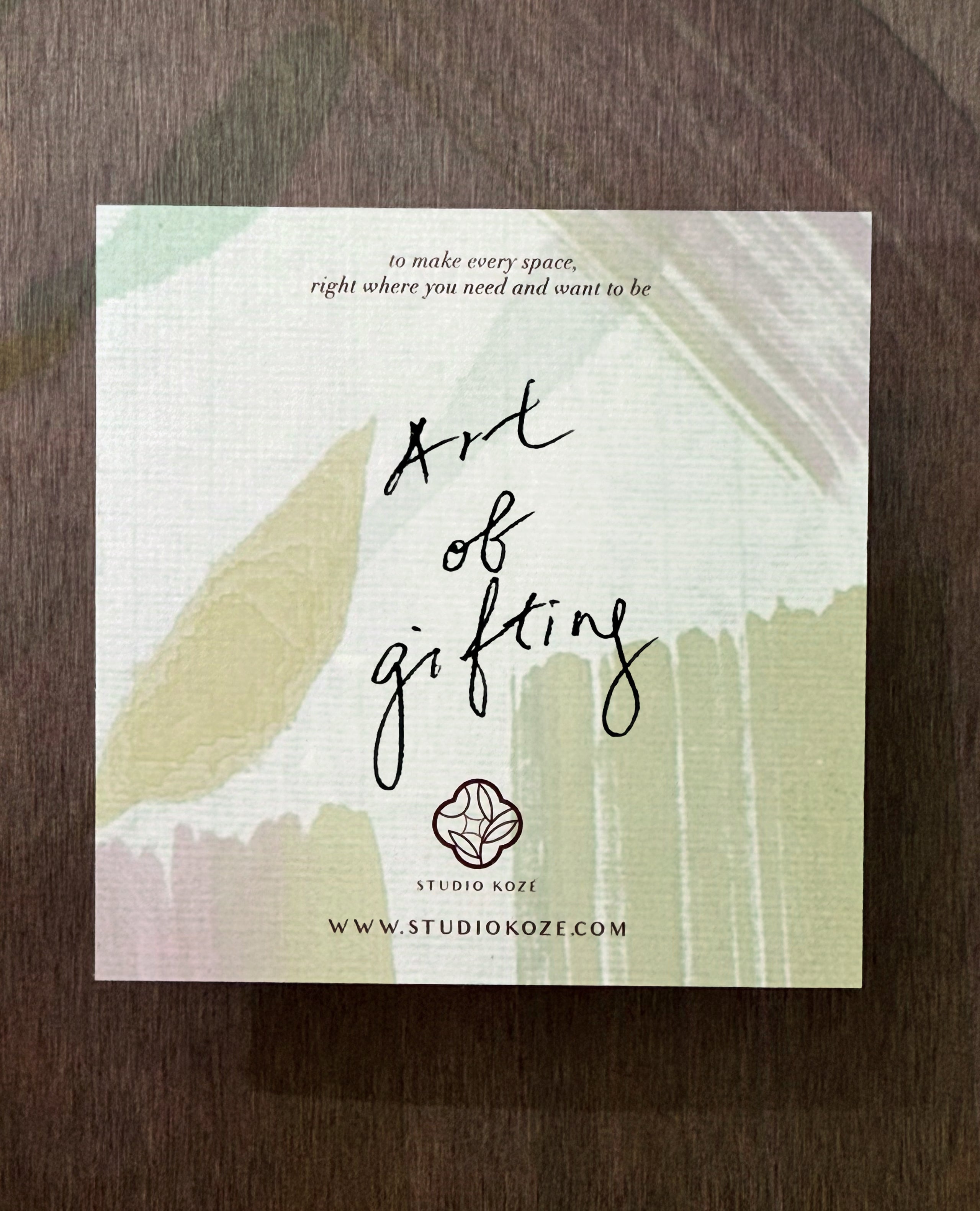 Studio Kozé Gift Card